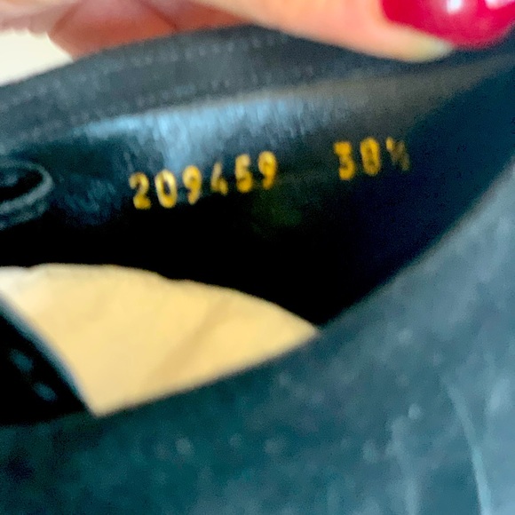 Gucci Black Fringe Ankle Boots 38.5 Yellowstone Beth Dutton Vibe - Picture 2 of 6